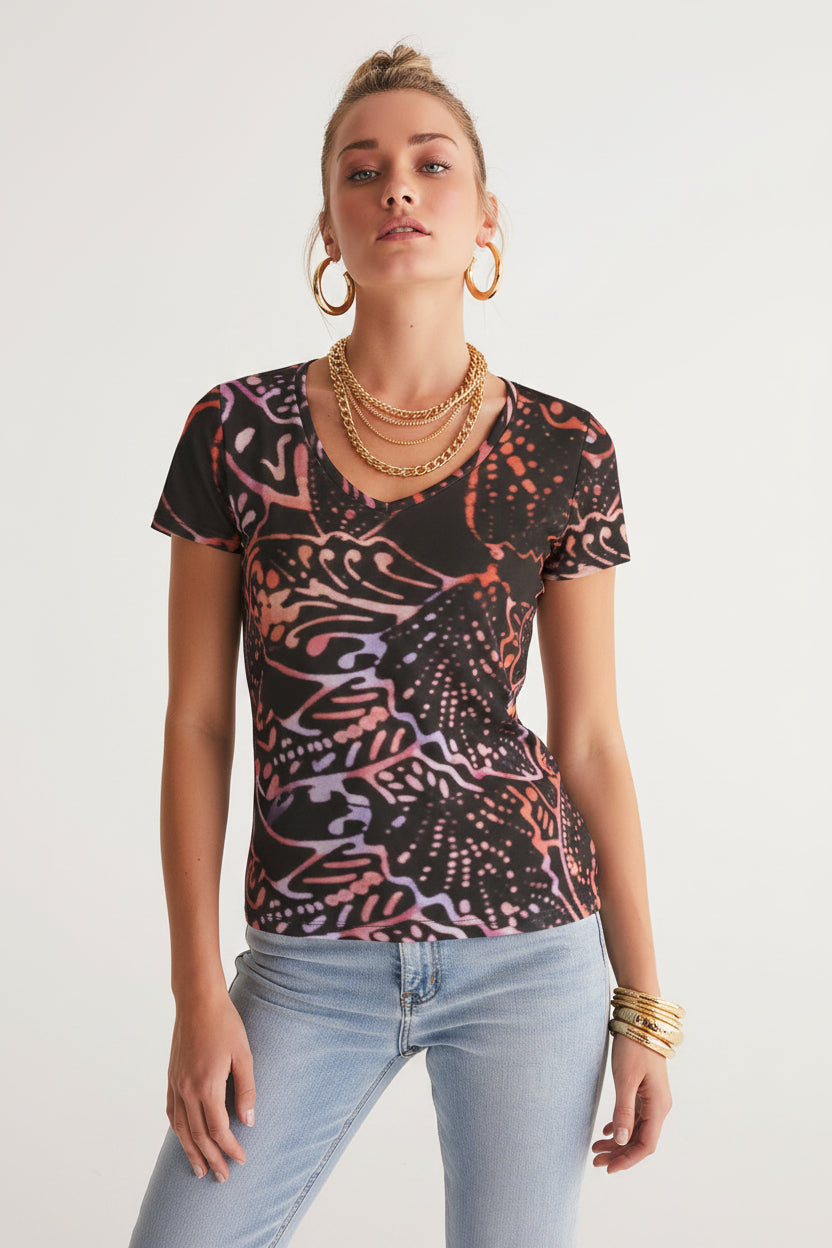 Lady Women's V-Neck Tee - IAKAM