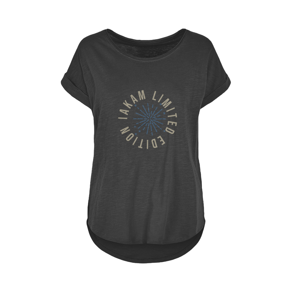 IAKAM Limited Edition Women's Long Slub T-Shirt XS-5XL - IAKAM