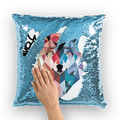 Vibes Sequin Cushion Cover - IAKAM