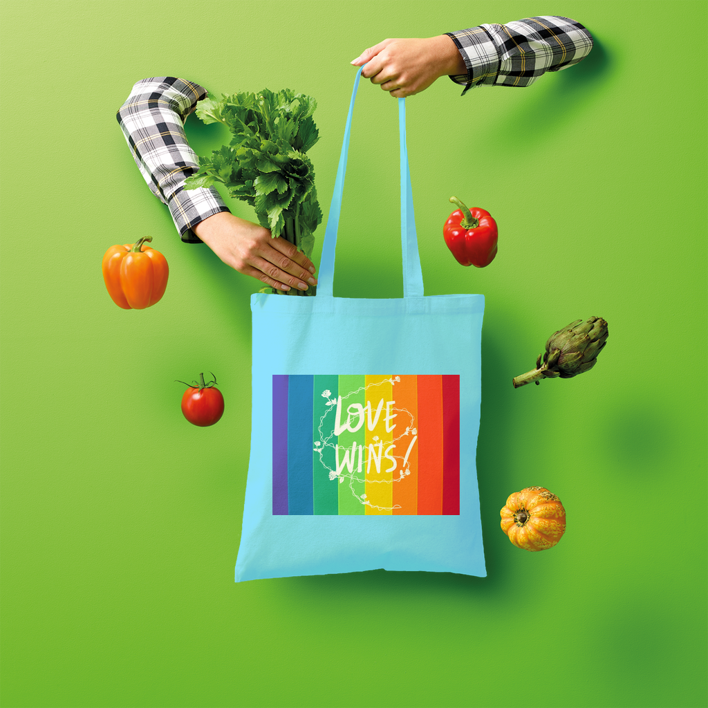 Love Wins Shopper Tote Bag - IAKAM