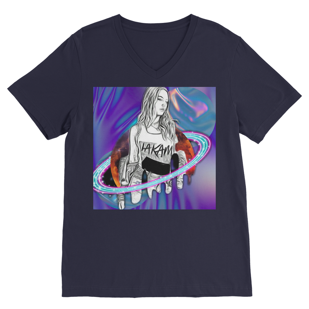 Outerspace3 Classic V-Neck T-Shirt - IAKAM