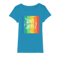 Love Wins Organic Jersey Womens T-Shirt - IAKAM