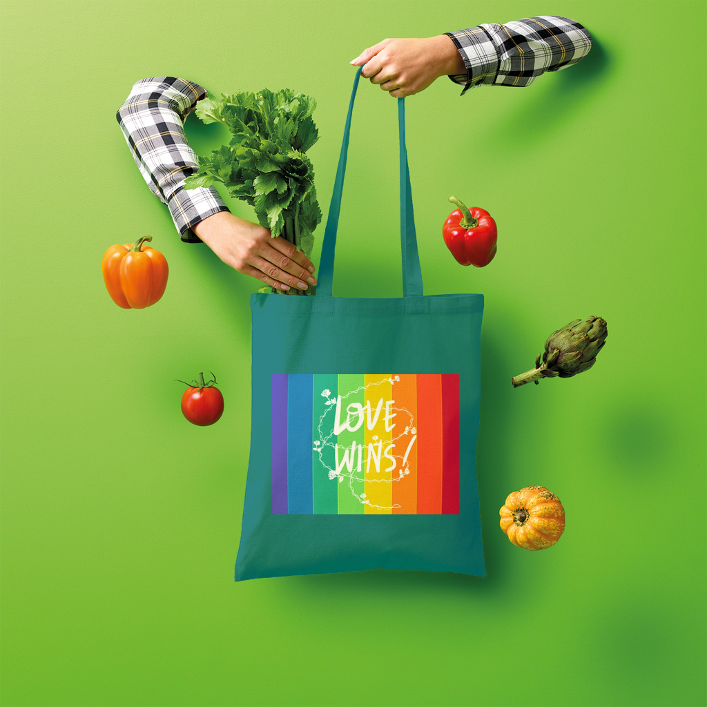 Love Wins Shopper Tote Bag - IAKAM