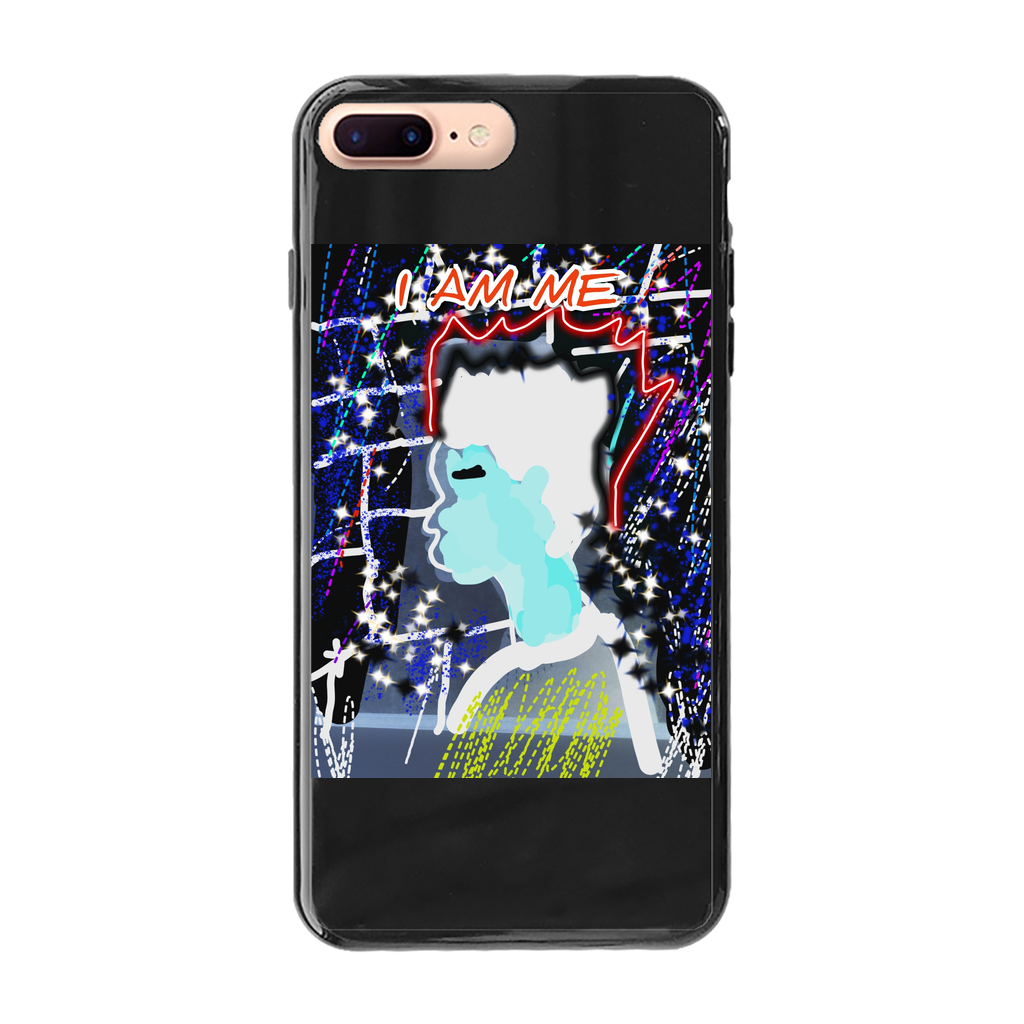 IME Back Printed Black Soft Phone Case - IAKAM