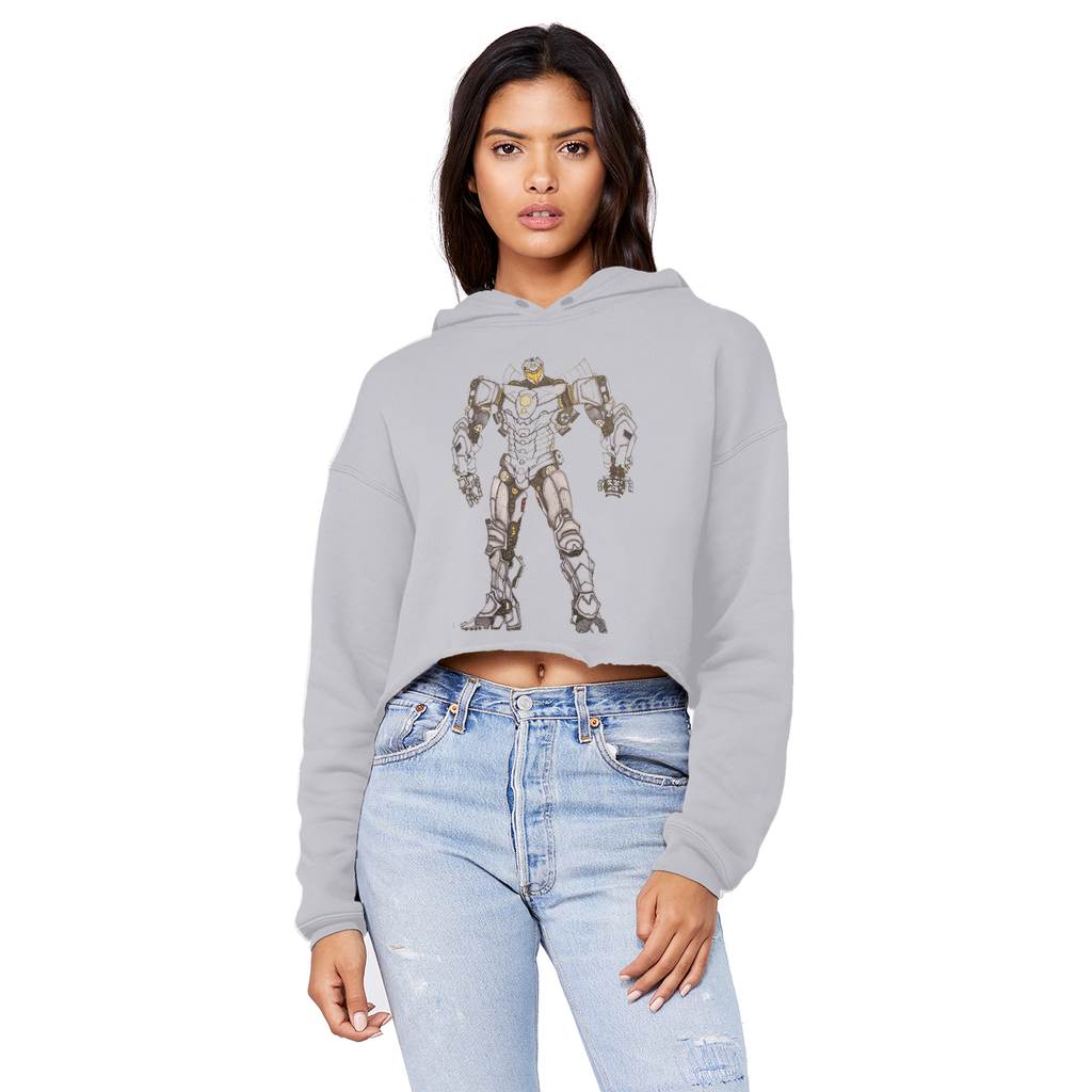 Rimitron Unisex Cropped Raw Edge Boyfriend Hoodie - IAKAM