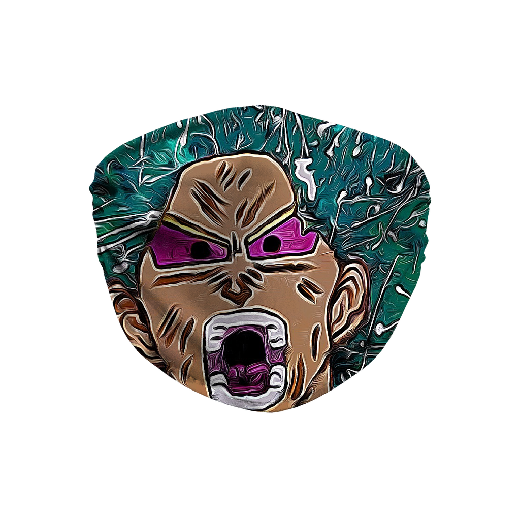 Green Saiyan Face Mask - IAKAM