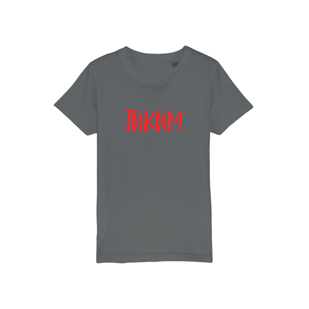 IAKAM Red Organic Jersey Kids T-Shirt - IAKAM
