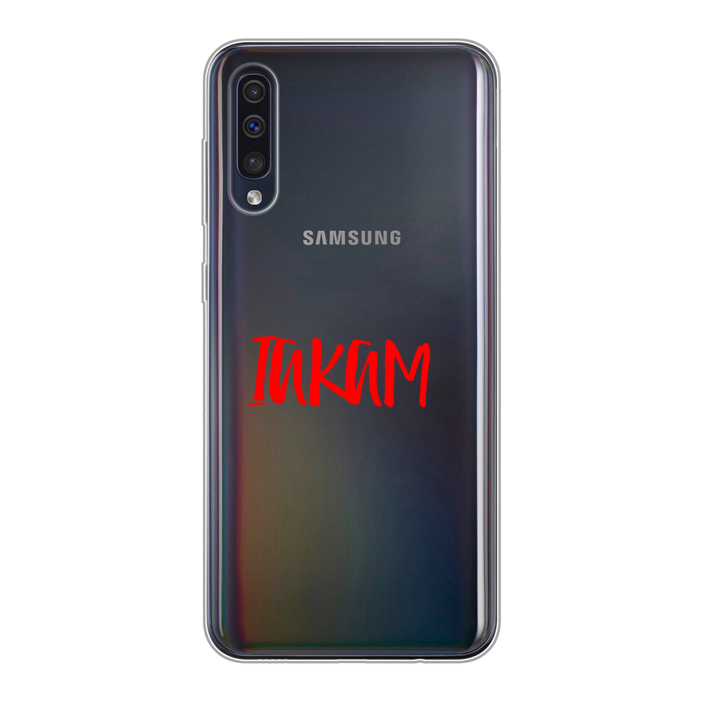 IAKAM Red Back Printed Transparent Soft Phone Case - IAKAM
