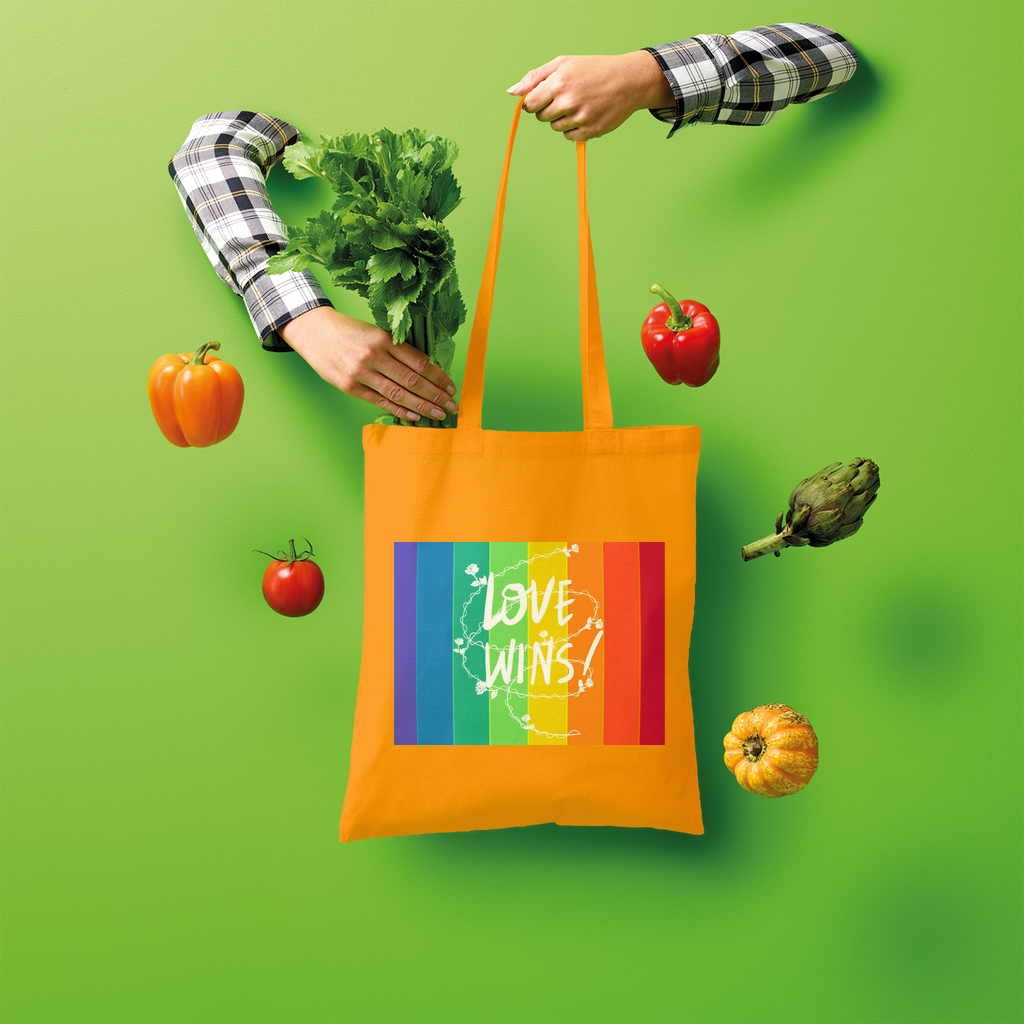 Love Wins Shopper Tote Bag - IAKAM