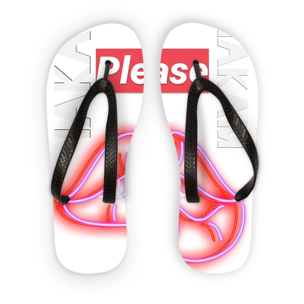 Please Adult Flip Flops - IAKAM
