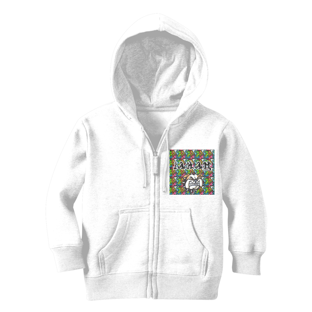 IAKAM DOG Classic Kids Zip Hoodie - IAKAM