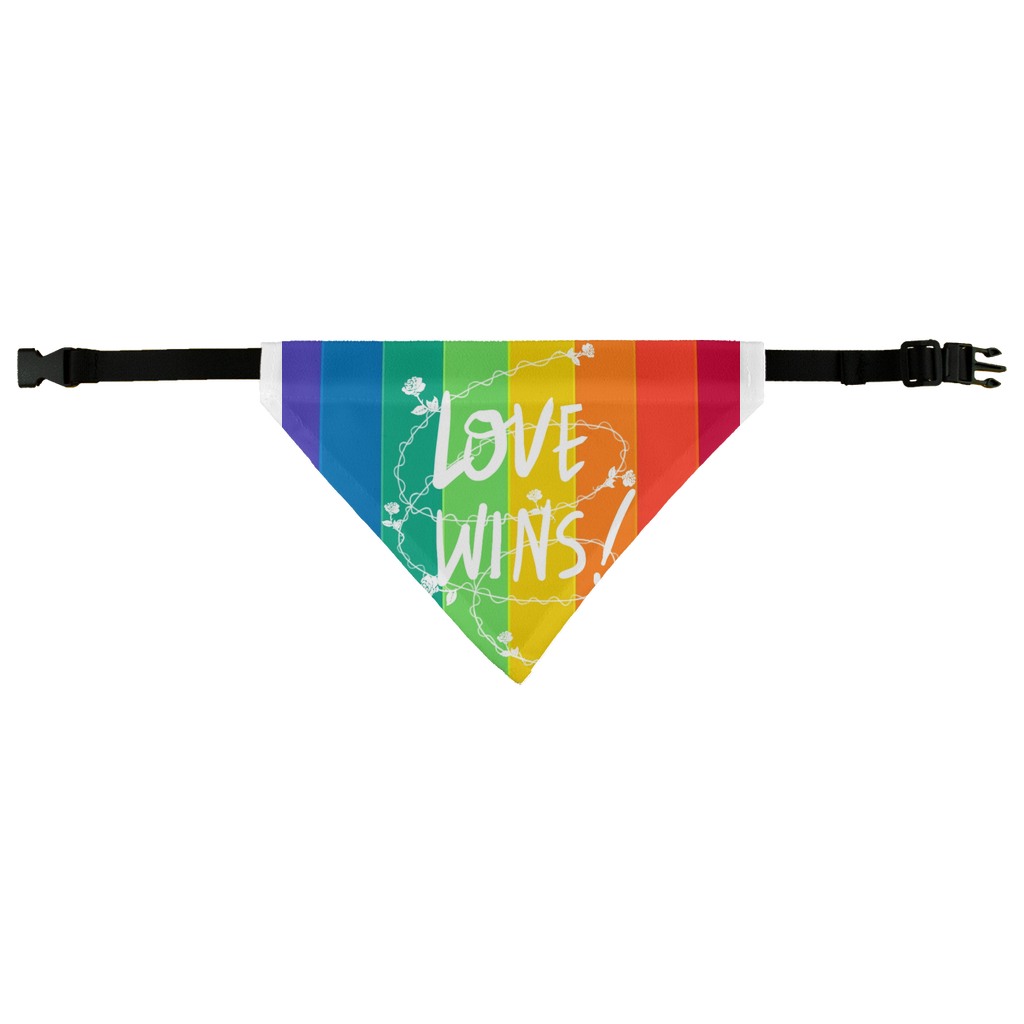 Love Wins Pet Bandana - IAKAM