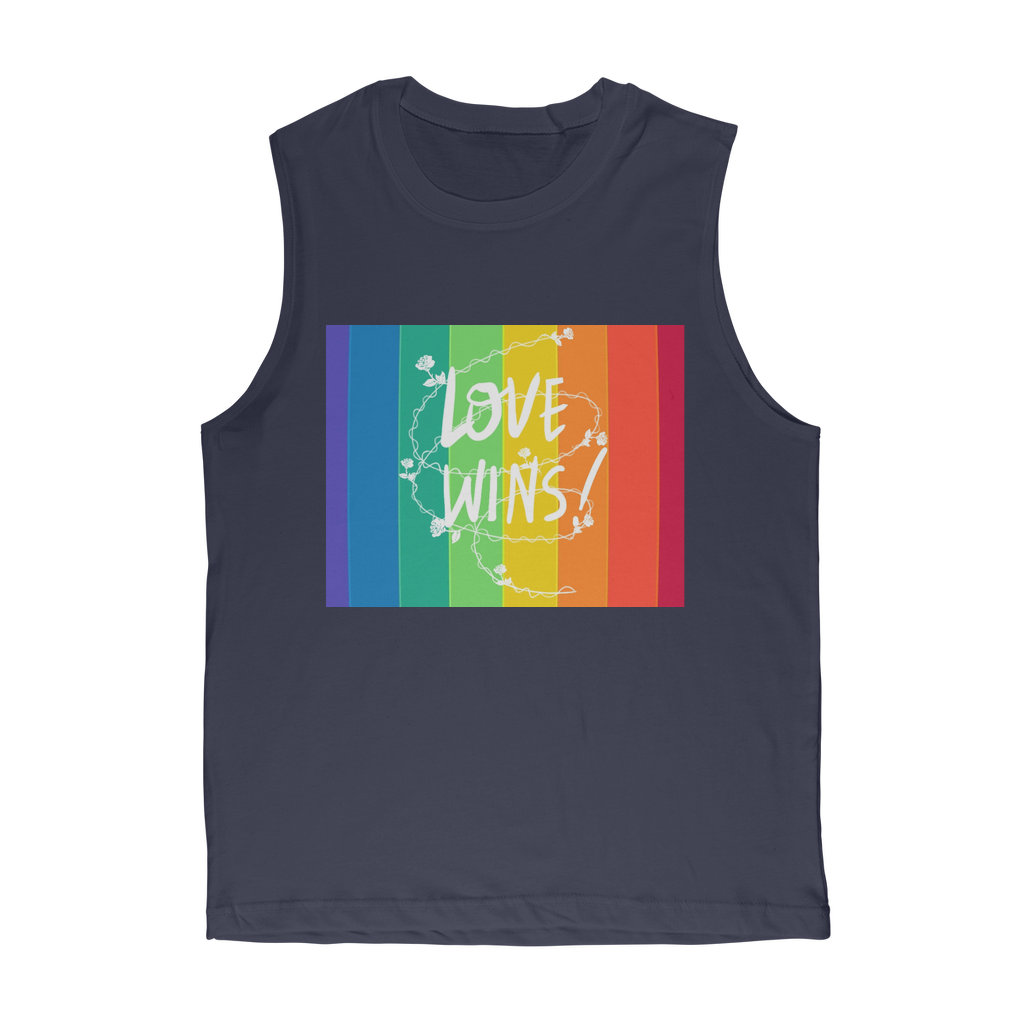 Love Wins Classic Adult Muscle Top - IAKAM