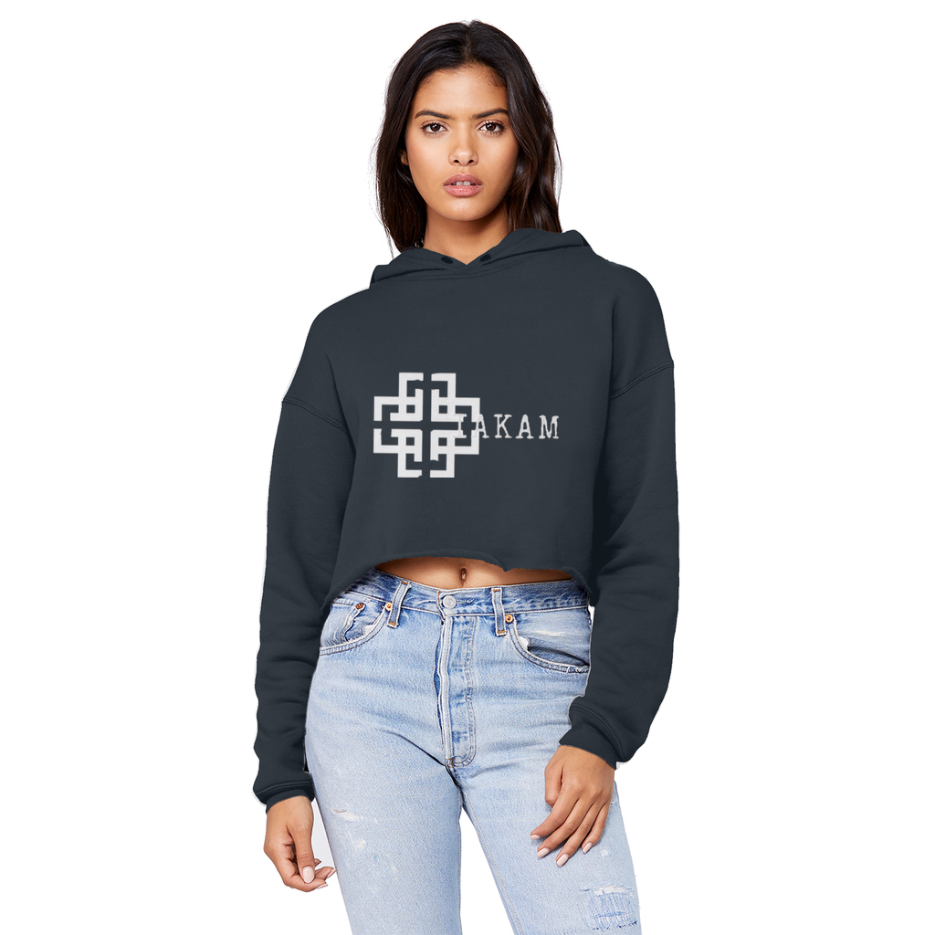 KAM S9 Hoodie Unisex Cropped Raw Edge Boyfriend Hoodie - IAKAM