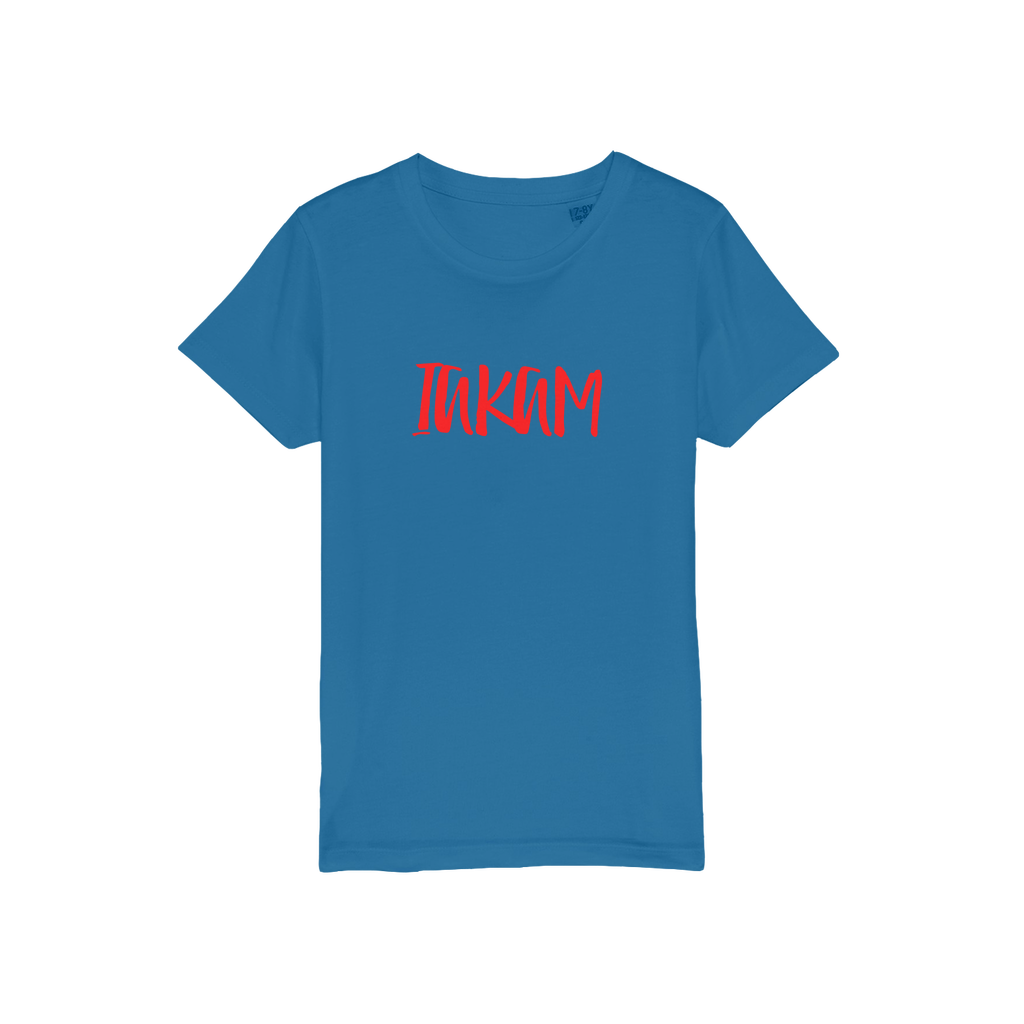 IAKAM Red Organic Jersey Kids T-Shirt - IAKAM