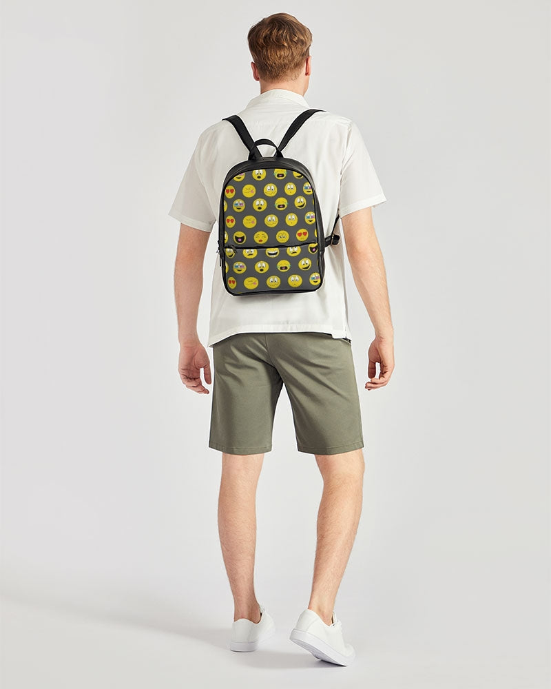 Emjoi Mood Classic Faux Leather Backpack - IAKAM