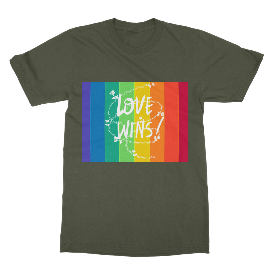 Love Wins Classic Adult T-Shirt - IAKAM