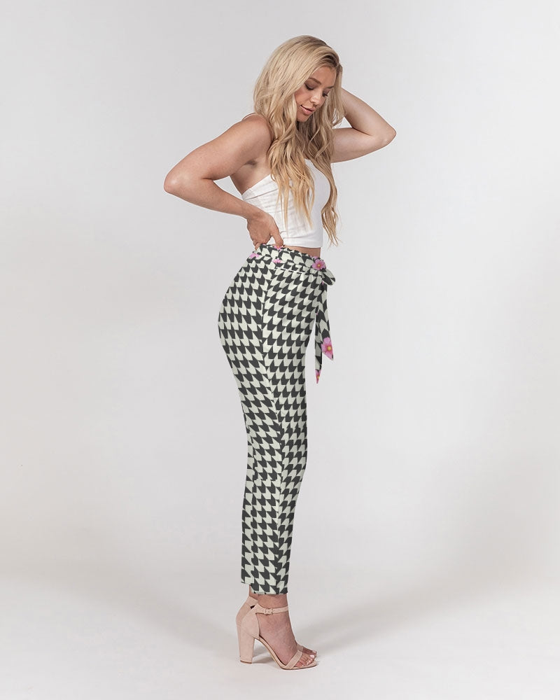 Racers Women's  Belted Tapered Pants - IAKAM
