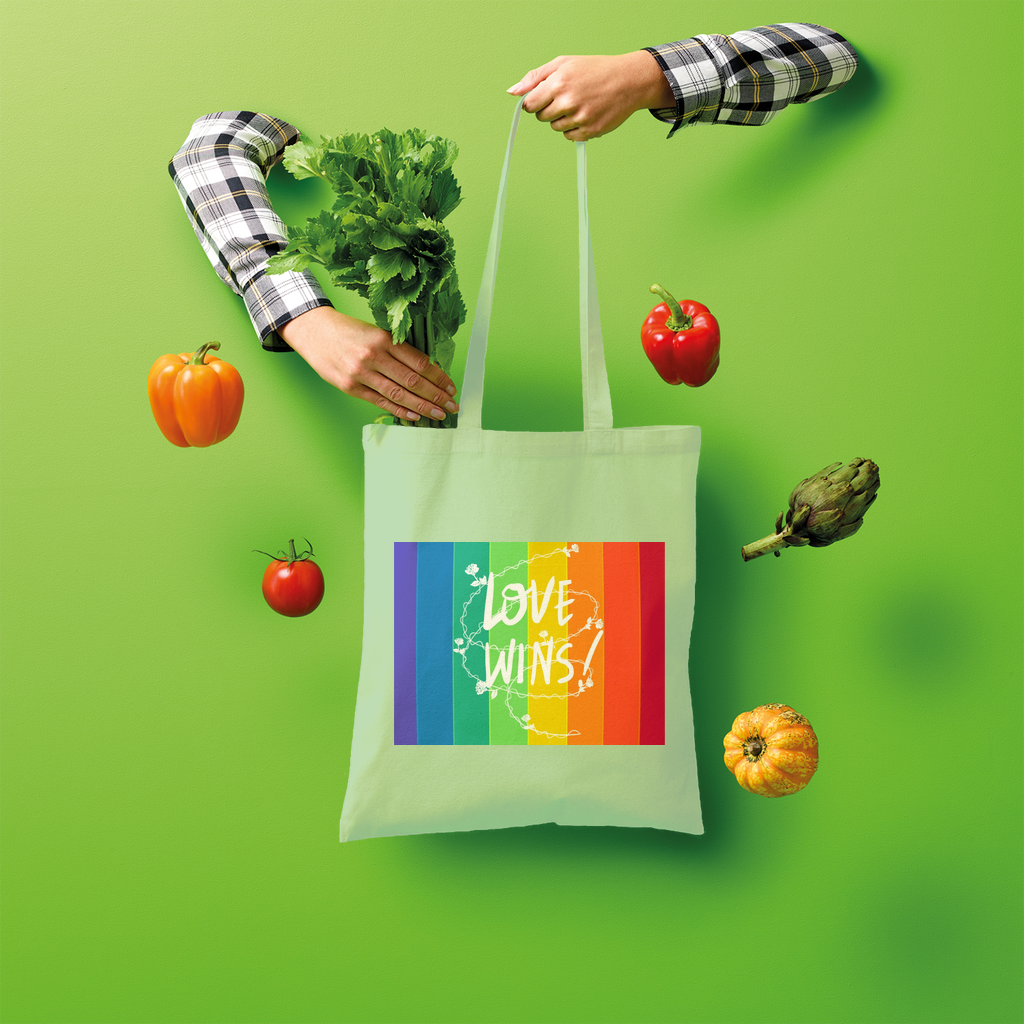 Love Wins Shopper Tote Bag - IAKAM