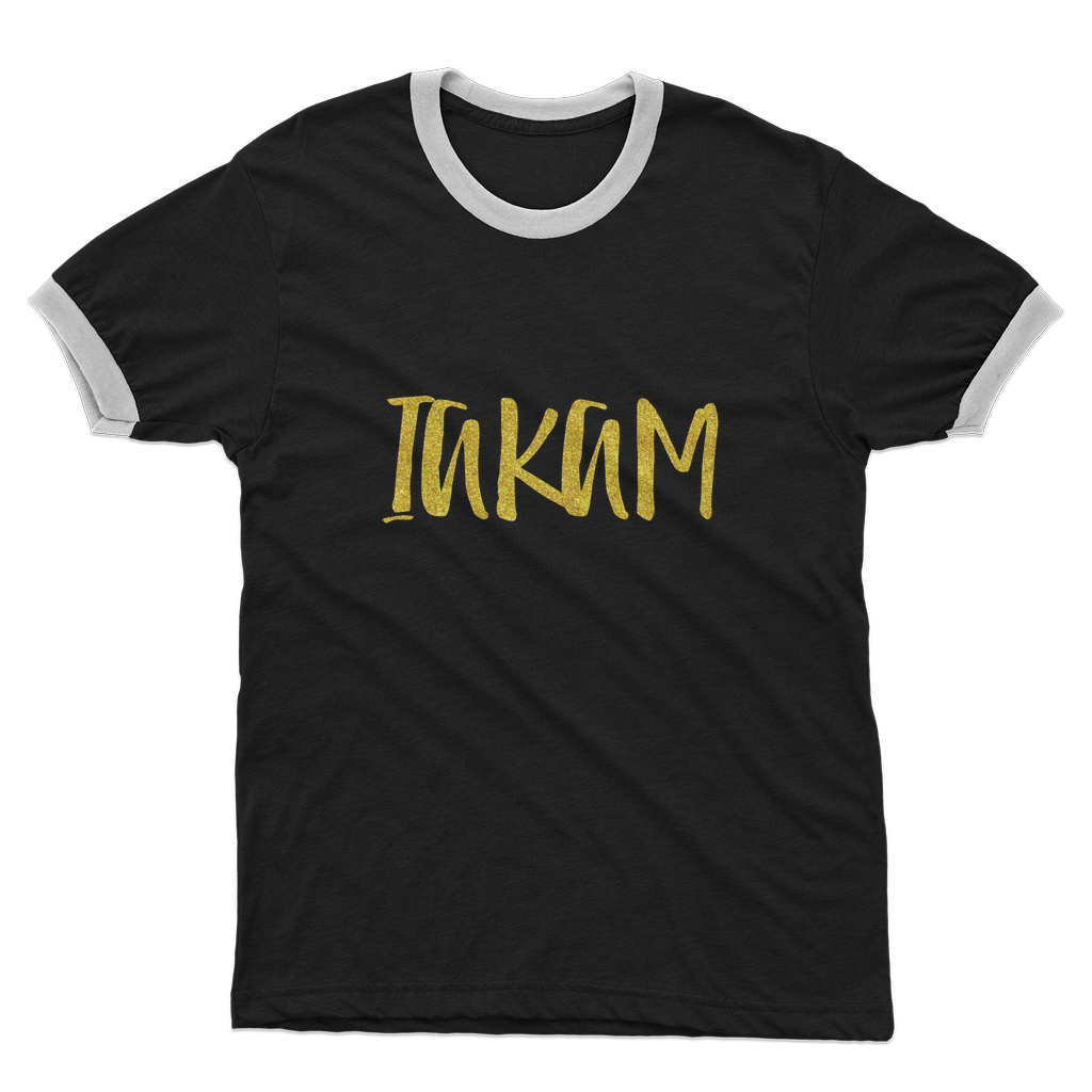 IAKAM GOLD Adult Ringer T-Shirt - IAKAM
