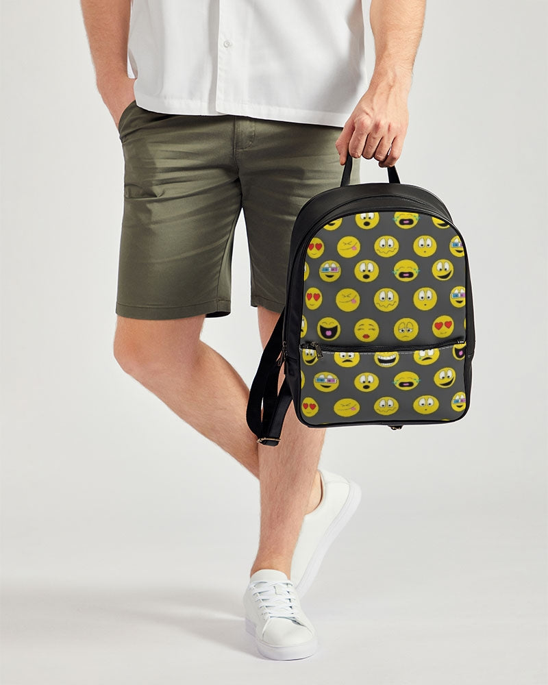 Emjoi Mood Classic Faux Leather Backpack - IAKAM