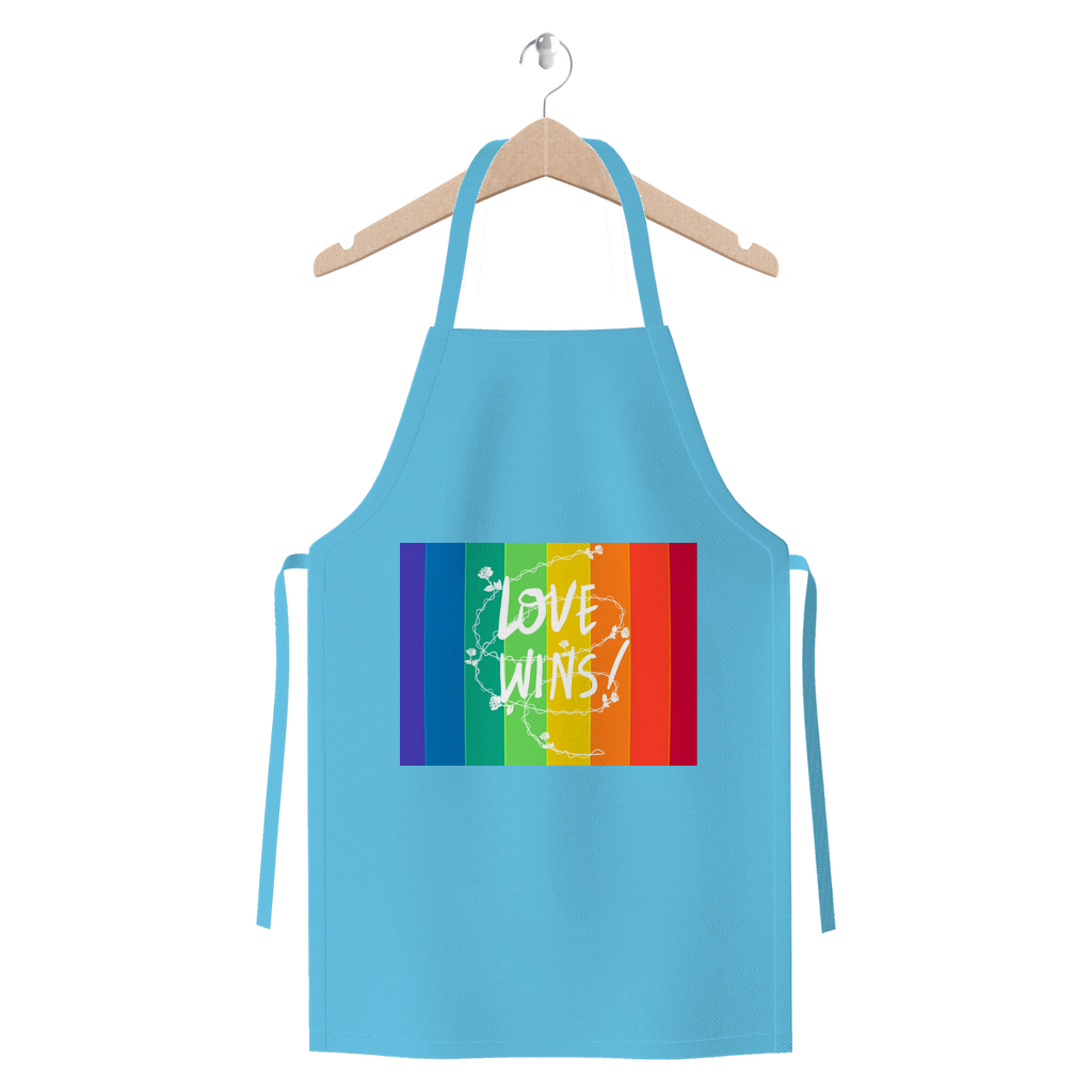 Love Wins Premium Jersey Apron - IAKAM