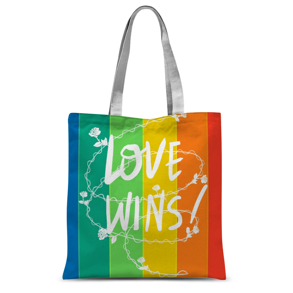 Love Wins Classic Sublimation Tote Bag - IAKAM