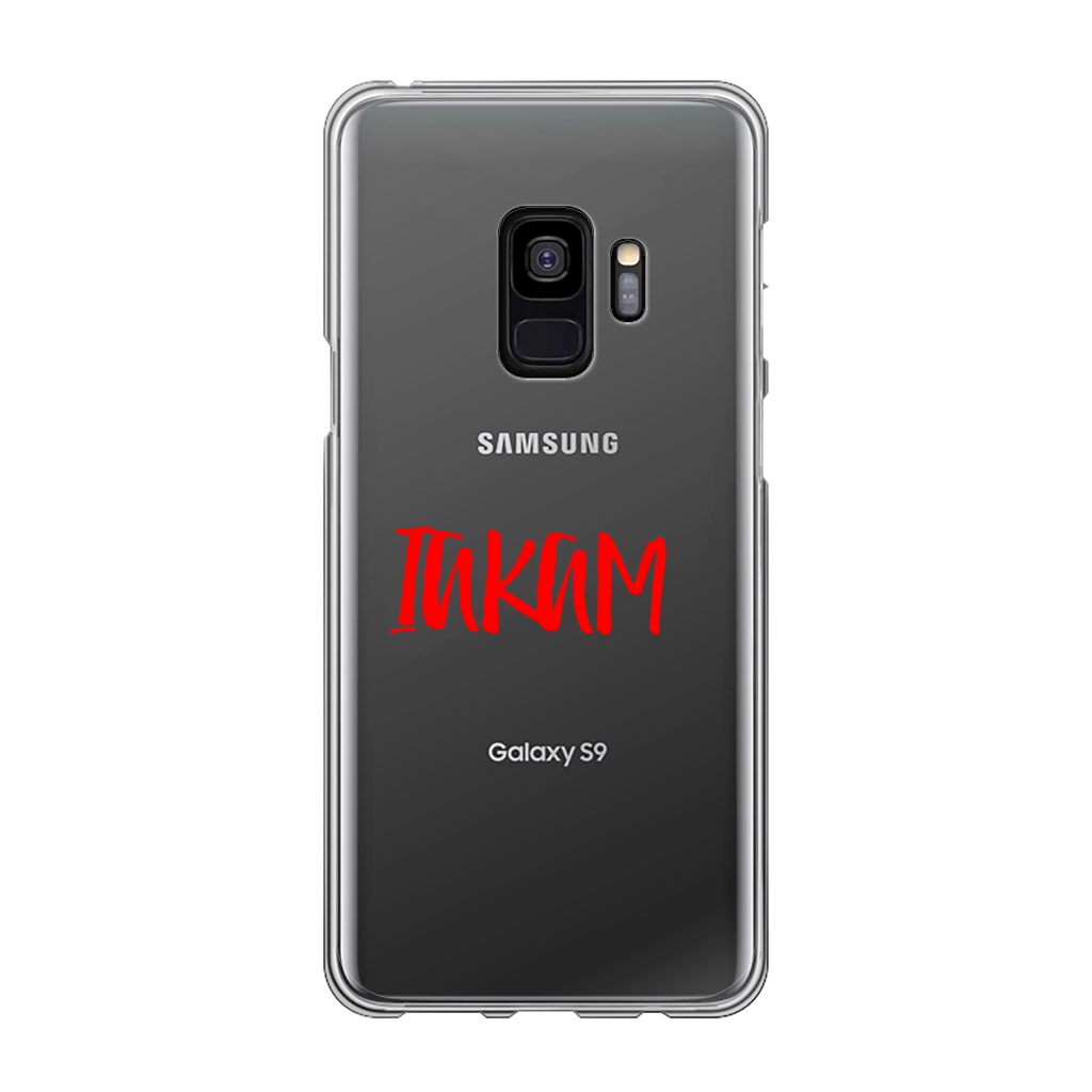 IAKAM Red Back Printed Transparent Soft Phone Case - IAKAM