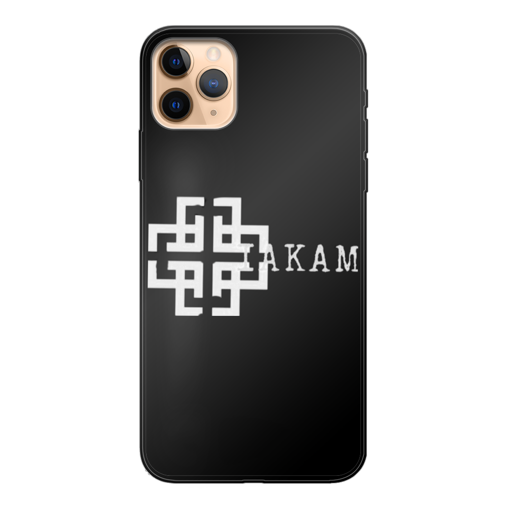 KAM S9 Back Printed Black Soft Phone Case - IAKAM