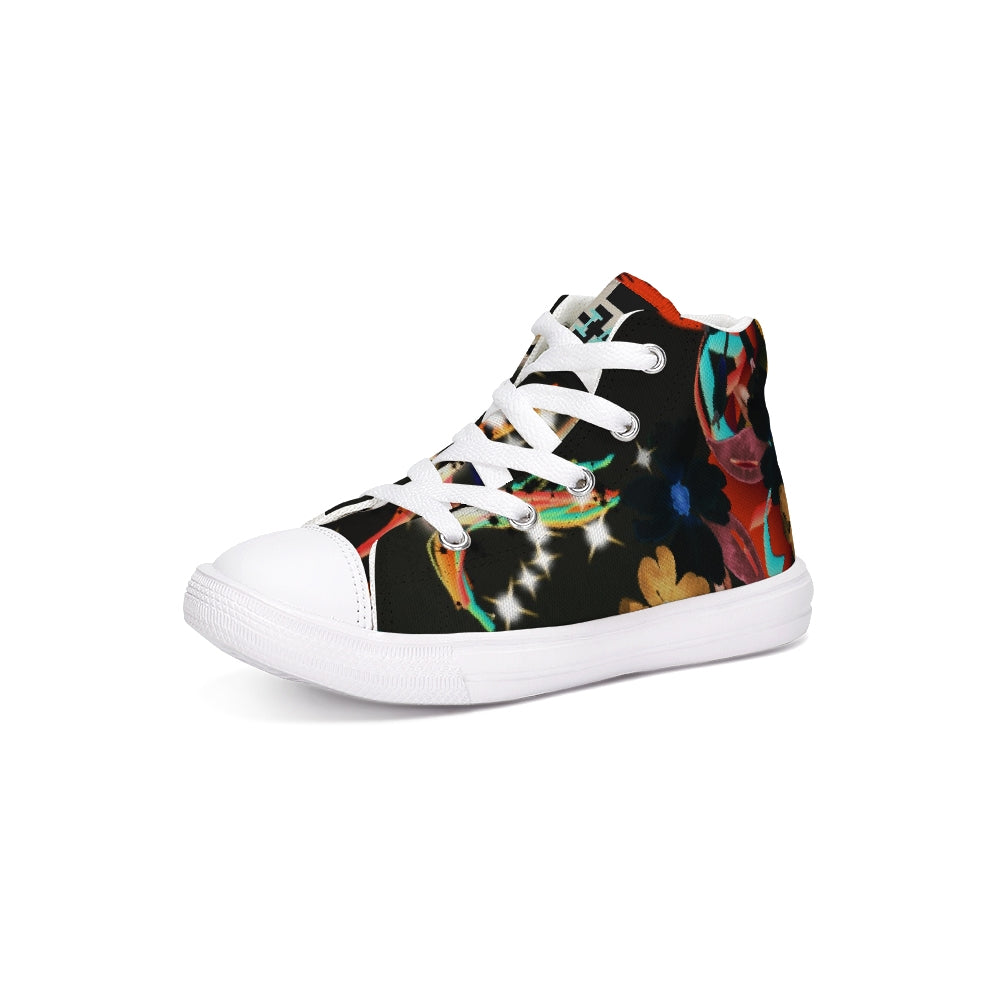 IAKAM Love Vibes Kids Hightop Canvas Shoe - IAKAM