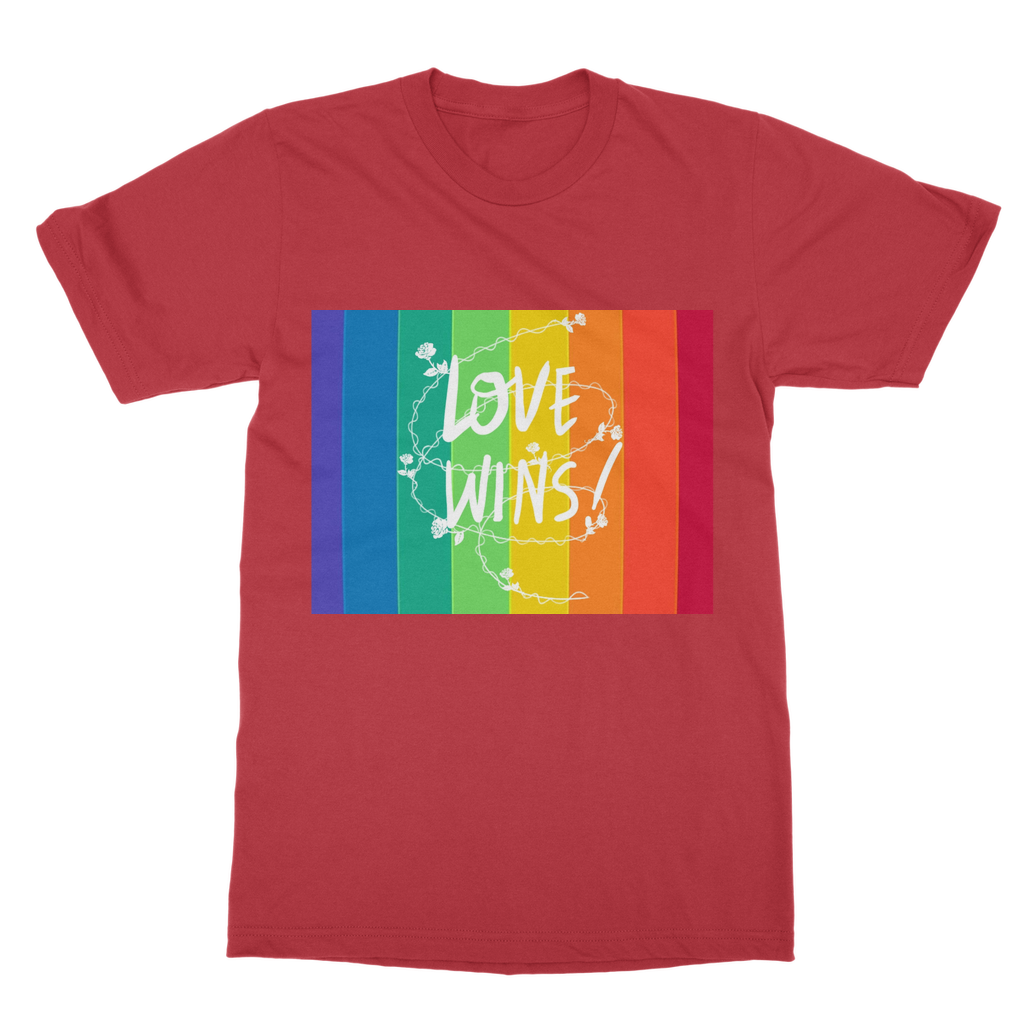 Love Wins Classic Adult T-Shirt - IAKAM