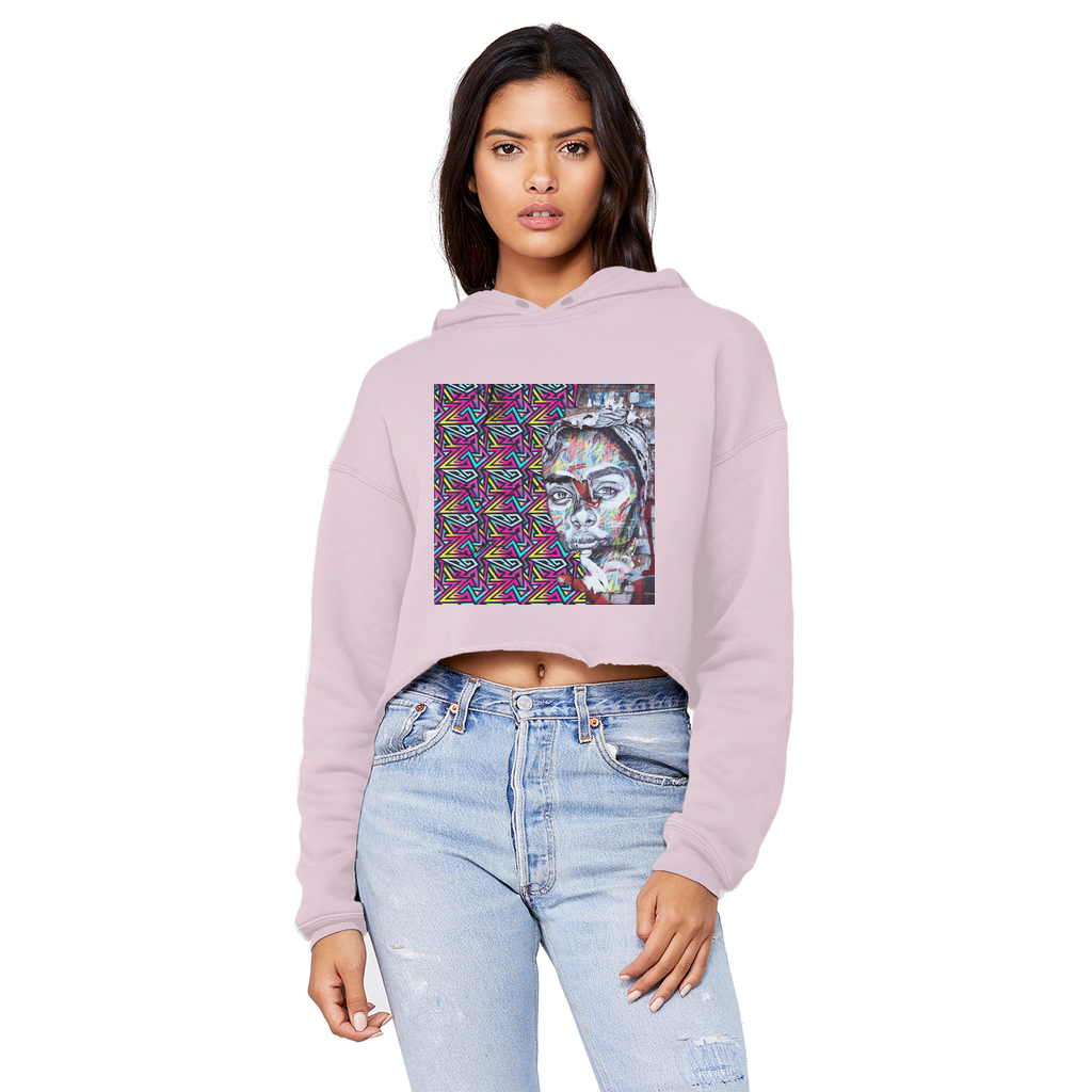 Beauty Unisex Cropped Raw Edge Boyfriend Hoodie - IAKAM