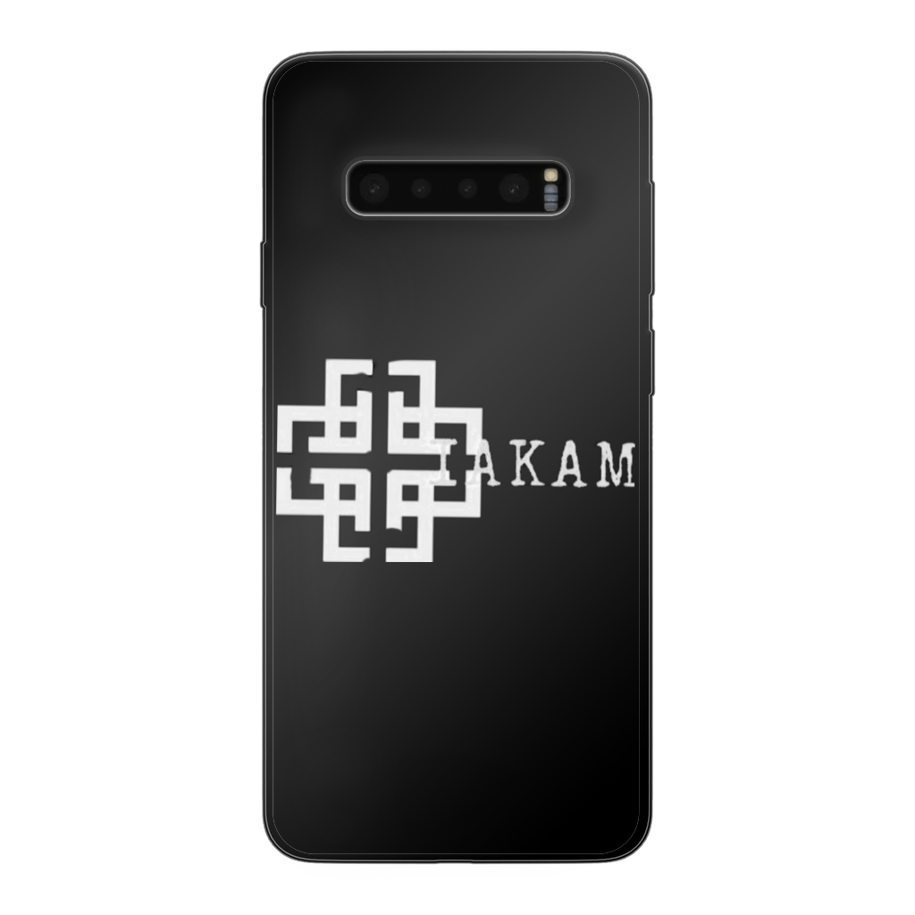 KAM S9 Back Printed Black Soft Phone Case - IAKAM