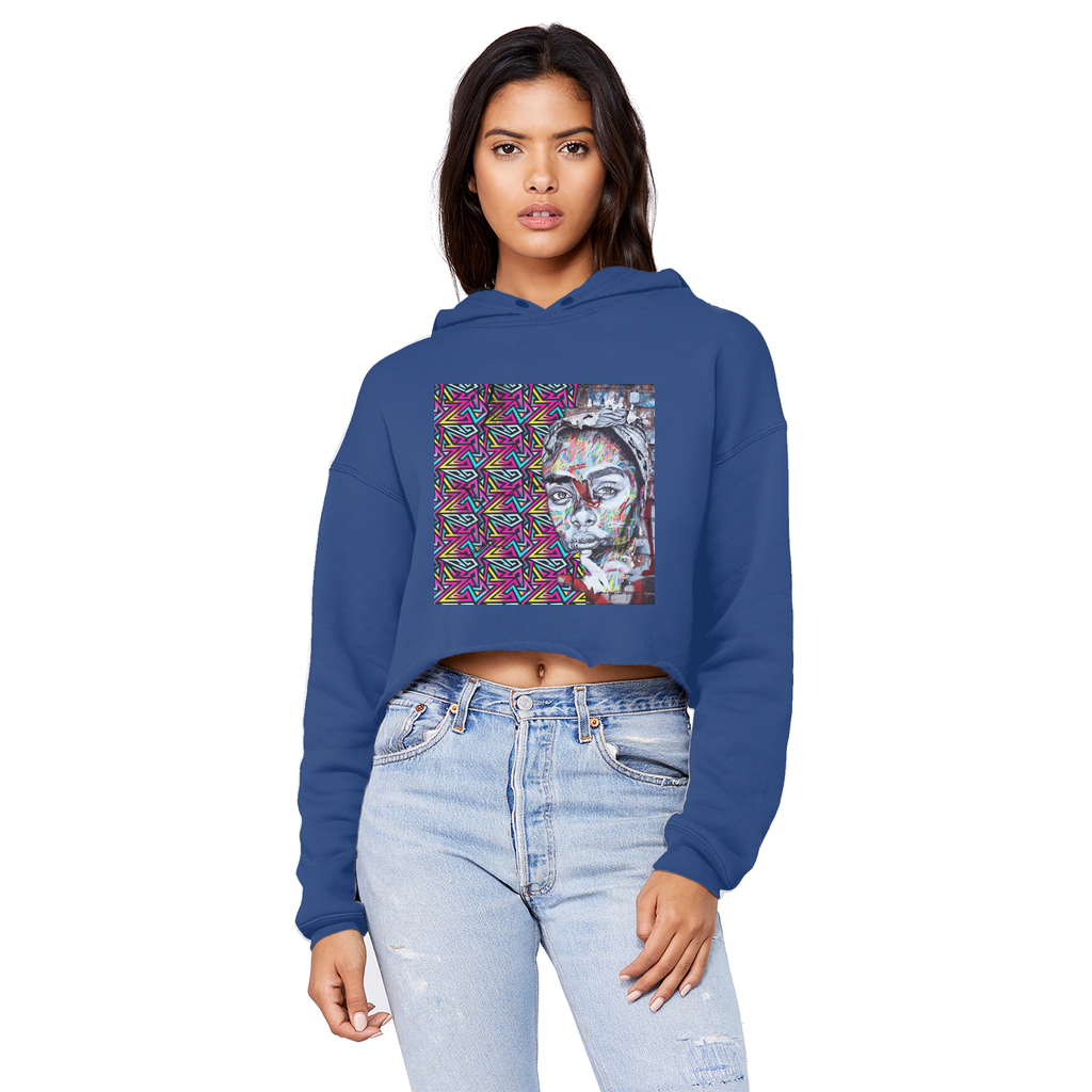Beauty Unisex Cropped Raw Edge Boyfriend Hoodie - IAKAM