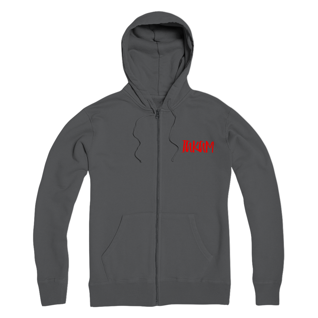 IAKAM Red Premium Adult Zip Hoodie - IAKAM