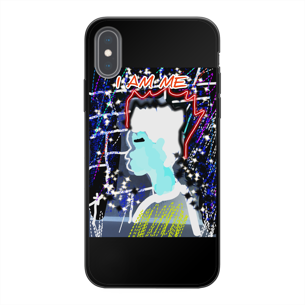 IME Back Printed Black Soft Phone Case - IAKAM