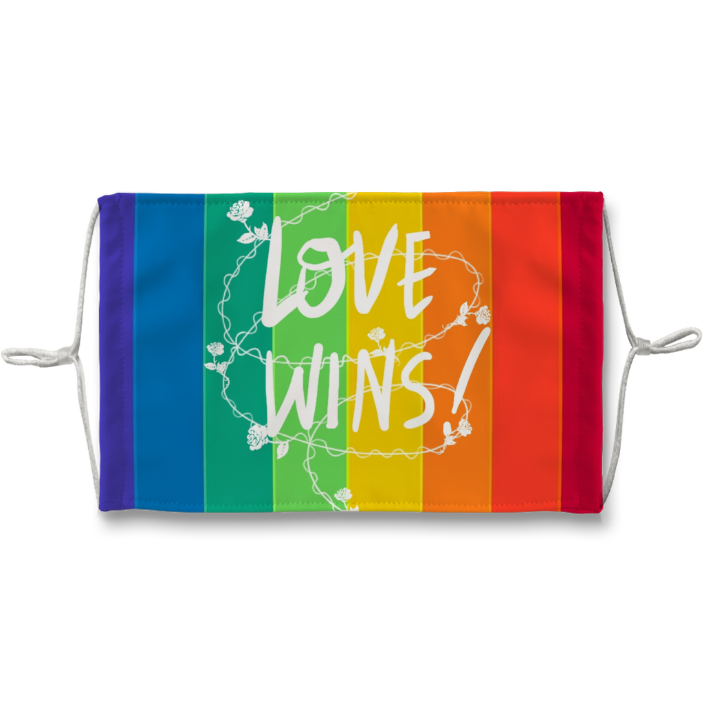 Love Wins Sublimation Face Mask + 10 Replacement Filters - IAKAM