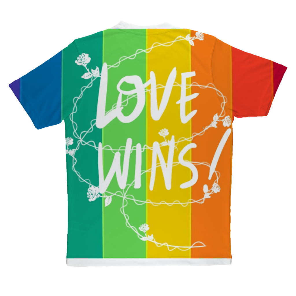 Love Wins Sublimation Performance Adult T-Shirt - IAKAM