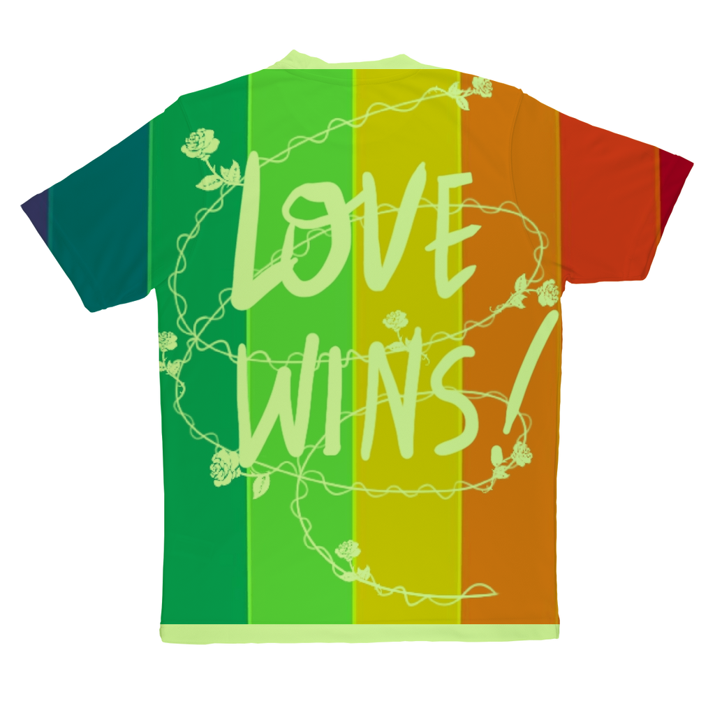 Love Wins Sublimation Performance Adult T-Shirt - IAKAM
