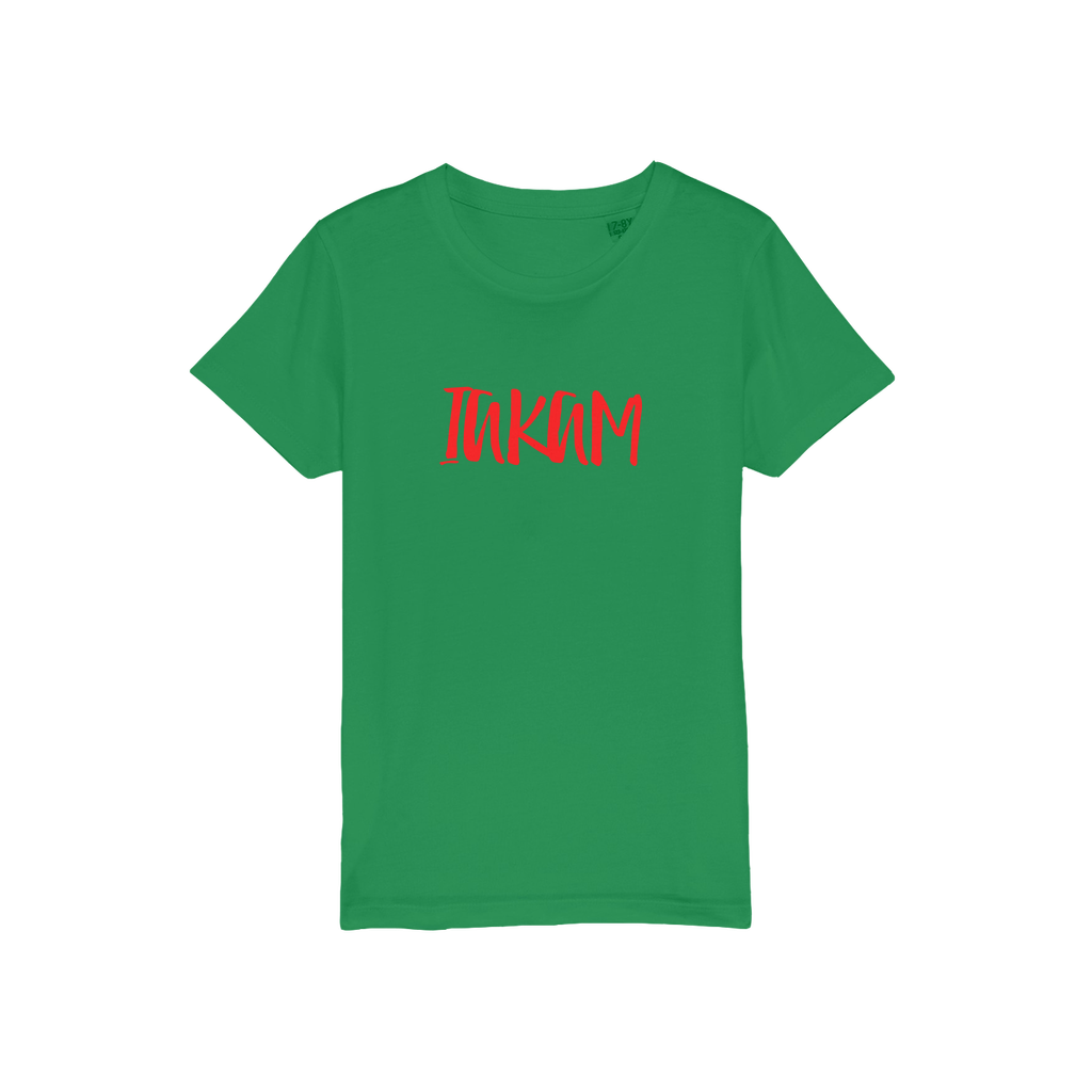 IAKAM Red Organic Jersey Kids T-Shirt - IAKAM