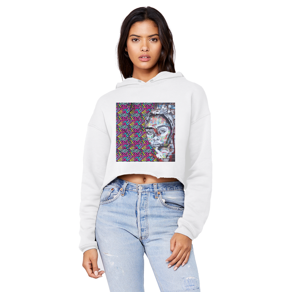 Beauty Unisex Cropped Raw Edge Boyfriend Hoodie - IAKAM
