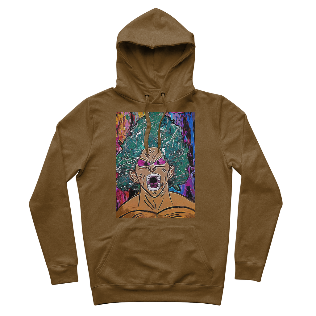 Green Saiyan Premium Adult Hoodie - IAKAM