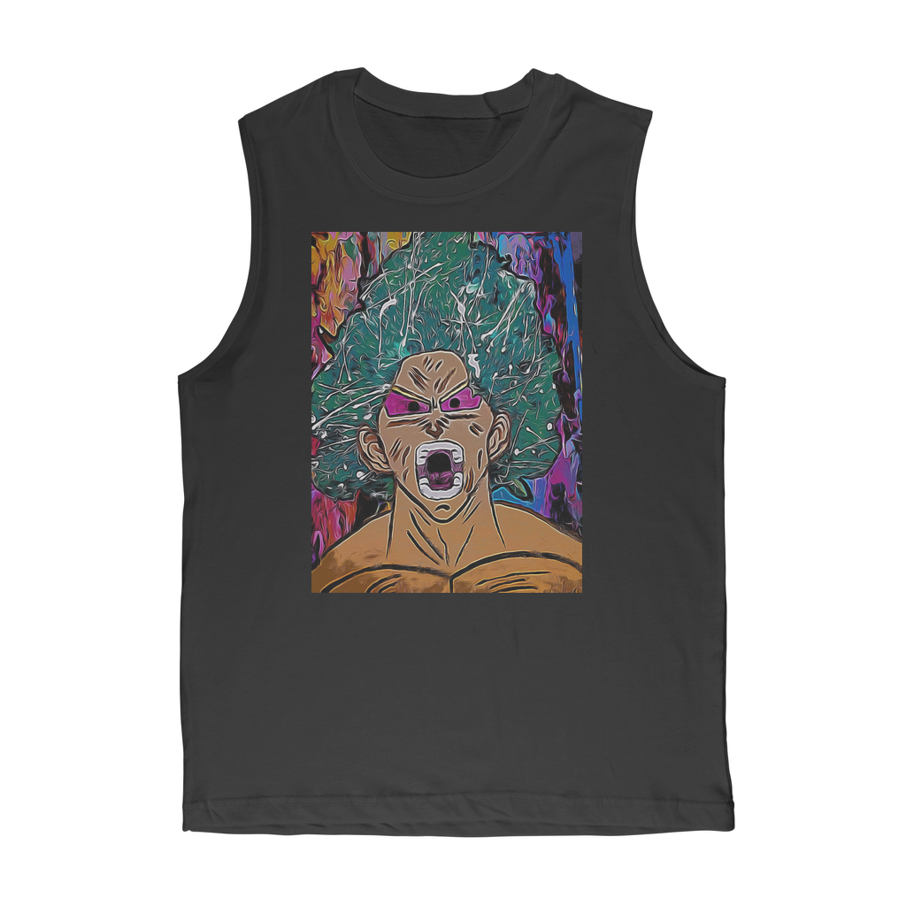 Green Saiyan Premium Adult Muscle Top - IAKAM