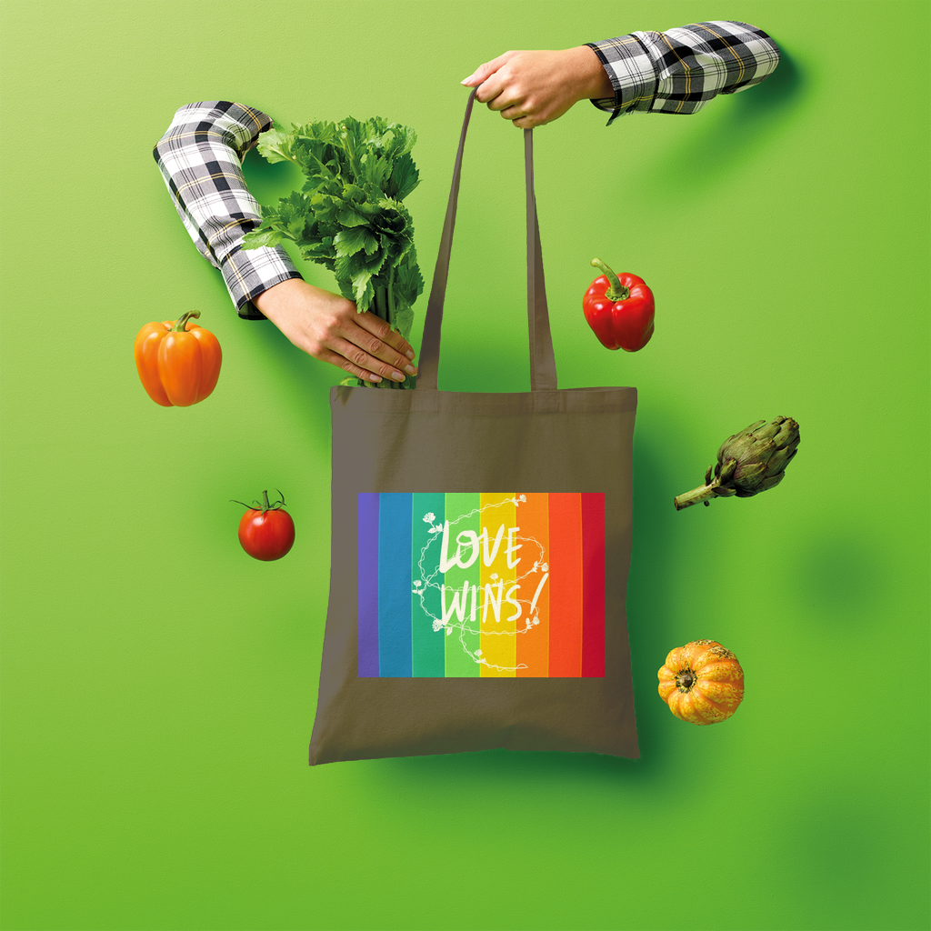 Love Wins Shopper Tote Bag - IAKAM