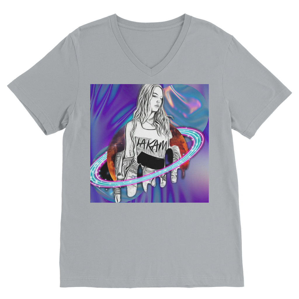 Outerspace3 Classic V-Neck T-Shirt - IAKAM