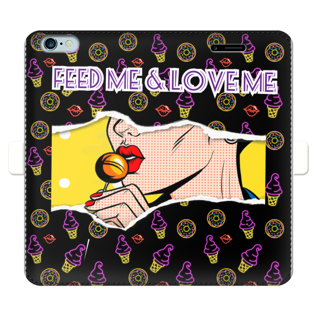 Feed Me Love Me Fully Printed Wallet Cases - IAKAM