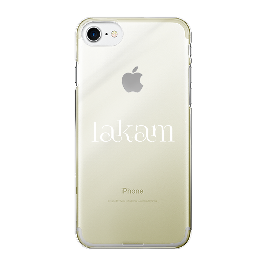 Iakam collec Back Printed Transparent Hard Phone Case - IAKAM