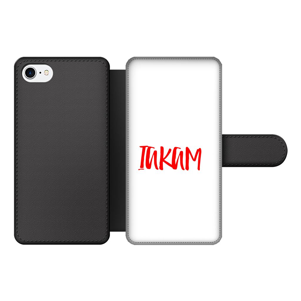 IAKAM Red Front Printed Wallet Cases - IAKAM