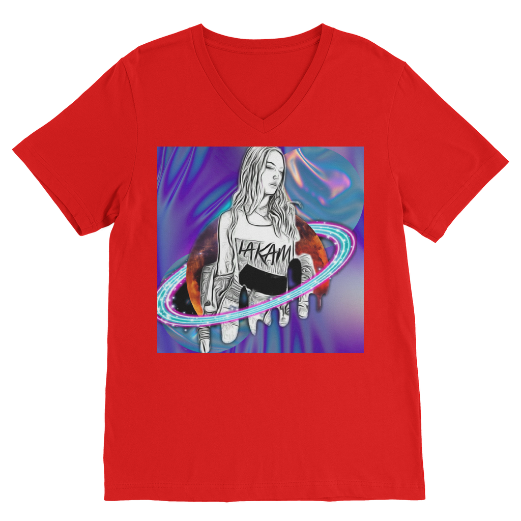 Outerspace3 Classic V-Neck T-Shirt - IAKAM