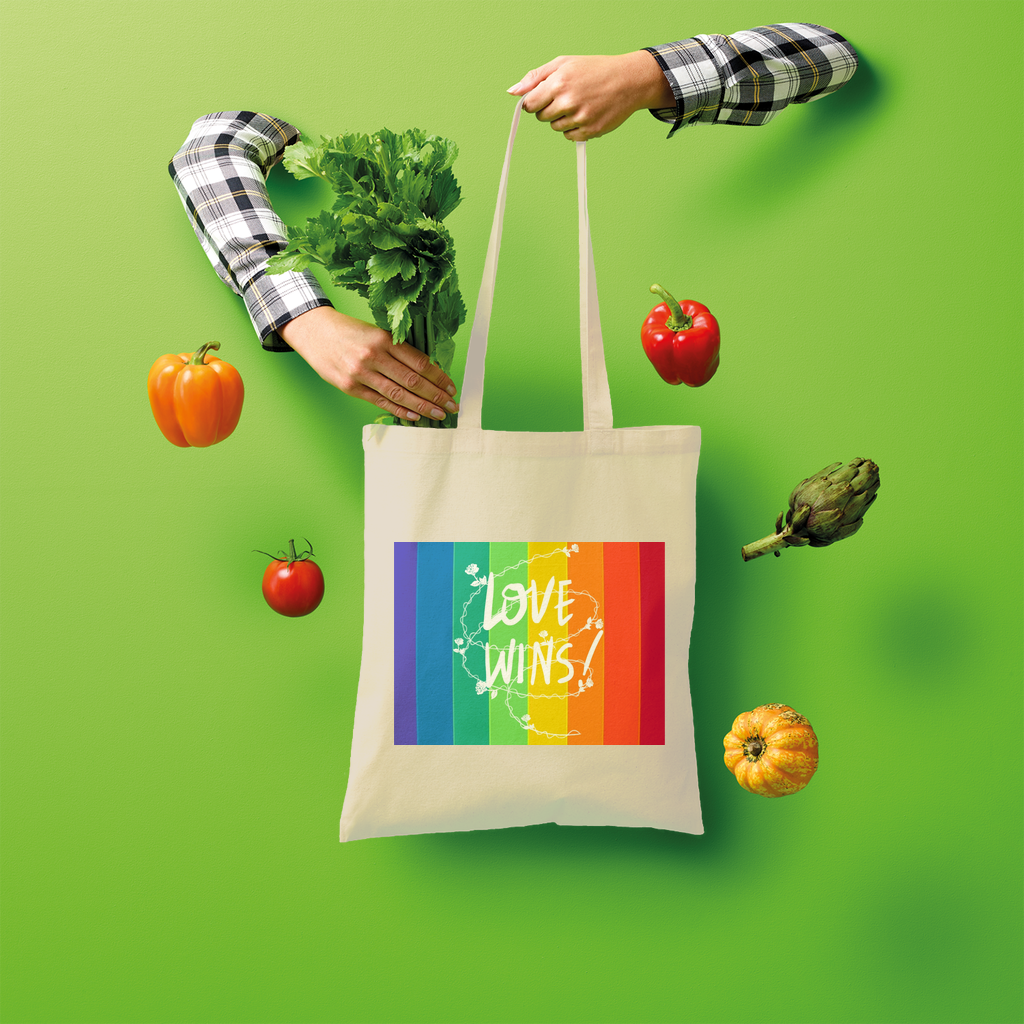 Love Wins Shopper Tote Bag - IAKAM